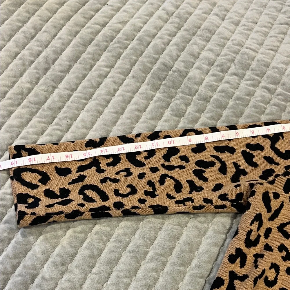 J Crew Leopard Print Knit Blazer - Picture 4 of 5